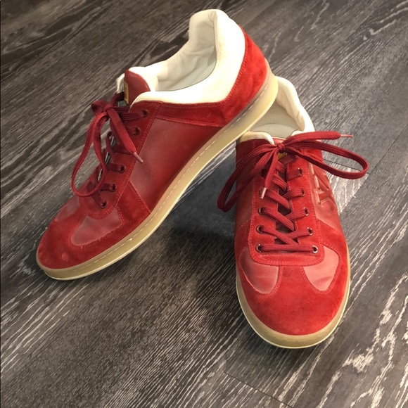 Red Louis Vuitton shoes - Picture 1 of 2
